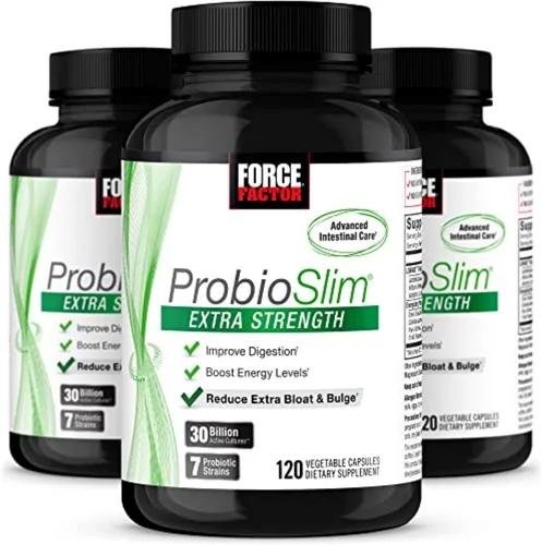 Vista 9 de Force Factor Probióticos extra fuertes ProbioSlim para mujeres y hombres