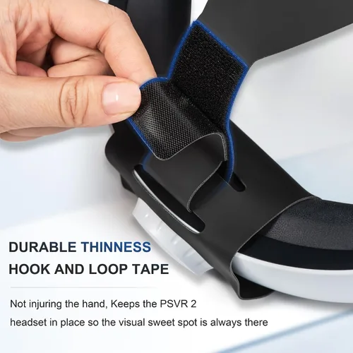 Vista 6 de Adjustable Head Strap for Playstation VR2, Double-Sided PU Soft PSVR2 Strap, Enhanced Comfort for VR2 Headset, Lightweight Reduce Head Pressure