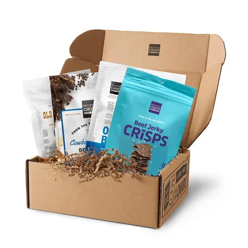 Vista 9 de People's Choice - Paquete variado de cecina, regalo de bocadillos con alto contenido de proteínas, juego de 12 piezas