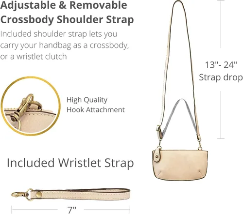 Vista 4 de joy susan Mini cruz para mujer bolso de mano de pulsera