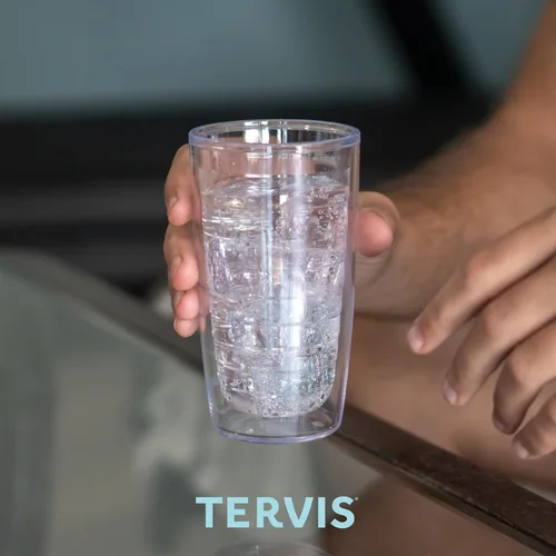 Vista 6 de Tervis Vaso aislado de doble pared Thank a Medical Professional fabricado en Estados Unidos mantiene las bebidas frías y calientes, 16 onzas