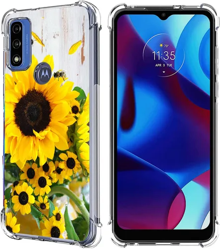 Vista 24 de Funda para Moto G Pure/Moto G Power 2022/Moto G Play 2023, colorida funda protectora de poliuretano termoplástico resistente a los arañazos
