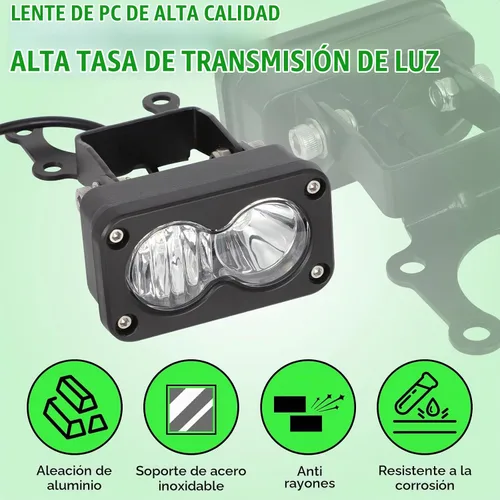 Vista 4 de motoparty - Kit de faros delanteros para Sur-Ron Segway X260, módulos de luz de foco o inundación Blanco