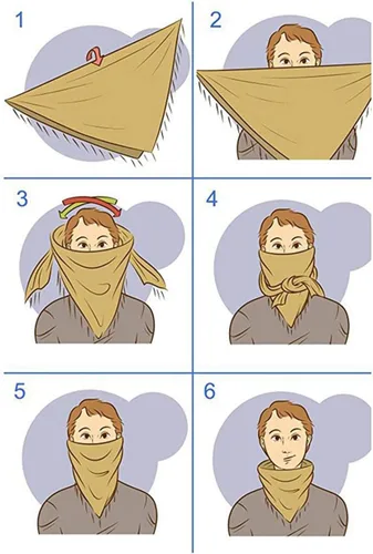 Vista 7 de MAGNIVIT - Bufanda táctica Shemag de algodón Keffiyeh para el desierto, bufanda árabe para cabeza y cuello