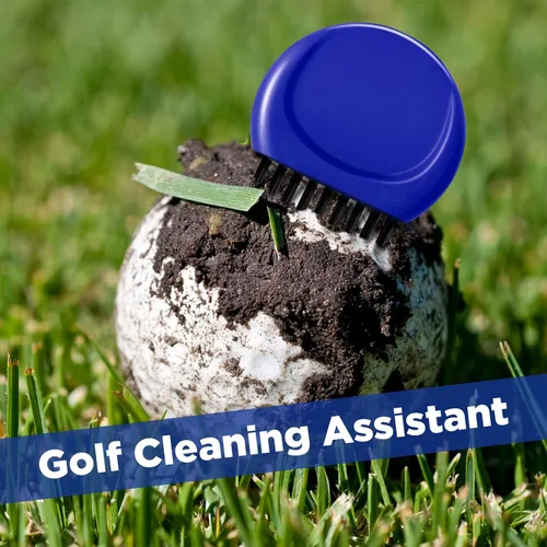 Vista 2 de Nuanchu Cepillo de bolsillo para palos de golf, mini cepillos para palos de golf, limpiador de ranuras para palos de golf, herramienta de limpieza