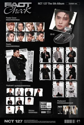 Vista 6 de (EXHIBIT Ver.) NCT 127 [CHECK] 5º Álbum (DOYOUNG Ver) K-POP SEALED