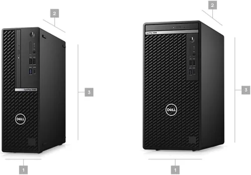 Vista 2 de Dell Optiplex 5090 SFF Desktop Core i7-10700 - Disco duro SSD de 512 GB - 32 GB RAM 8 núcleos @ 4.8 GHz Win 11 Pro Negro (renovado)