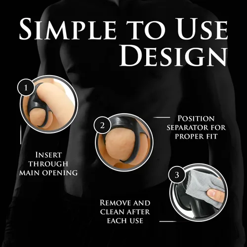 Vista 6 de Potenciador de erección Master Series Annex divisor de estilo T