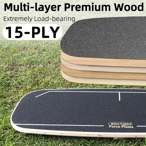 Vista 4 de Placa de presión de golf, ayuda de entrenamiento de golf para práctica en interiores, tabla de equilibrio de cambio de peso, entrenador de swing