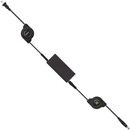 Vista 5 de ReTrak Cargador universal para portátil ReTrak de 65 W, cargador para portátil ReTrak con 13 puntas adaptadoras, cargador retráctil universal
