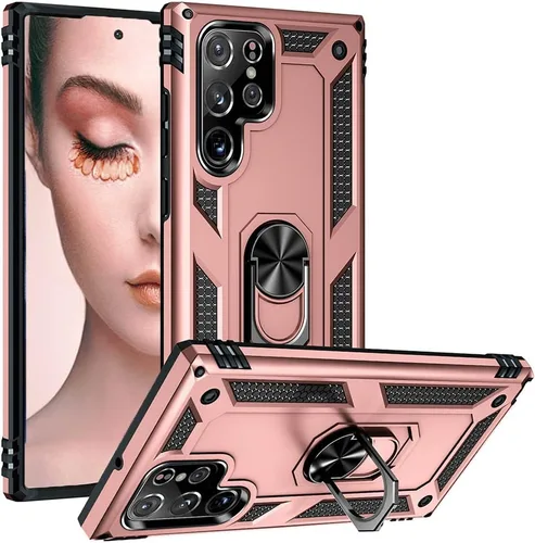 Vista 13 de Funda para Samsung Galaxy S20 [grado militar] [a prueba de polvo] [a prueba de golpes] cubierta de teléfono con soporte de soporte magnético de 360