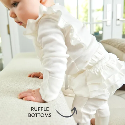 Vista 2 de HonestBaby Paquete de regalo multipaquete, trajes mixtos 100% algodón orgánico para recién nacidos, bebés, niños, niñas, unisex
