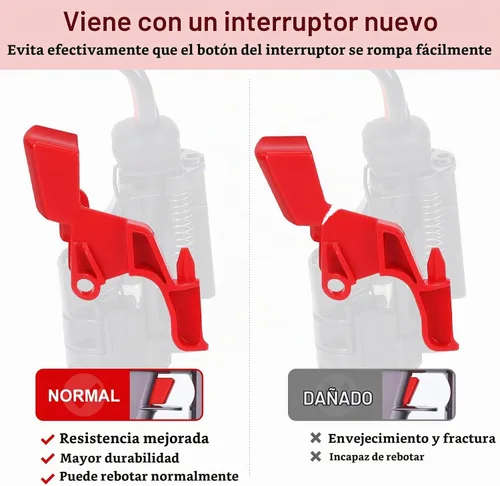 Vista 4 de Reemplazo del conjunto del interruptor de gatillo V15 compatible con Dyson