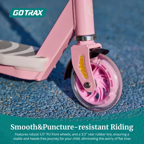 Vista 6 de Gotrax Electric Scooter for Kids 4-7, Max 3 Mile & 6Mph,Thumb Control Negro