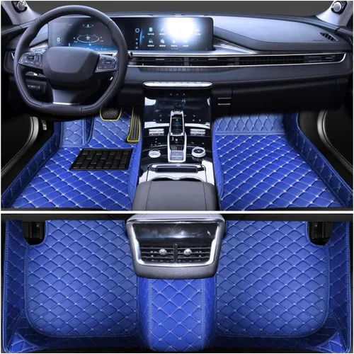 Vista 12 de Tapete para piso de automóvil hecho a medida para el 96% de los modelos de automóvil, cobertura completa, protección interior, impermeable, Beige
