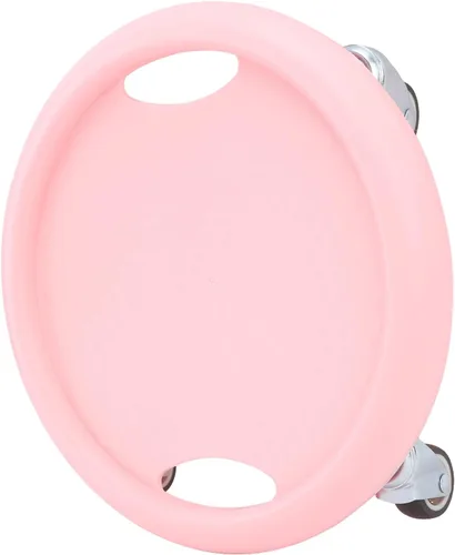 Vista 3 de Tabla de ejercicios abdominales, equipo de entrenamiento abdominal, patineta unisex para ejercicios abdominales, 4 rodillos de 360 grados con Rosado