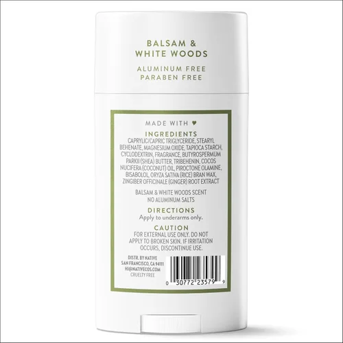 Vista 9 de Native El desodorante contiene ingredientes derivados de forma natural, control de olores de 72 horas, desodorante para mujeres y hombres, sin