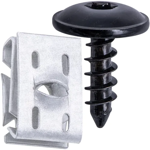Vista 2 de Rexka 15 juegos de T25 M5 clips de tornillo de protección contra salpicaduras de parachoques para VW N90974701 N90959101