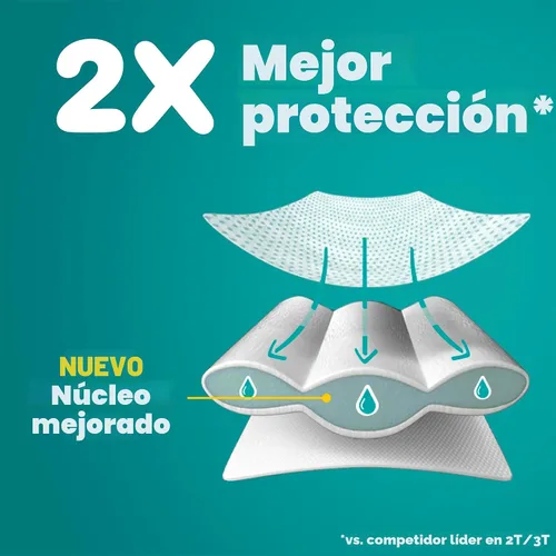Vista 4 de Easy Ups - Pantalones de entrenamiento para niñas y niños, talla 4 (2T3T), 25 unidades, ropa interior de entrenamiento absorbente Bluey, hasta un