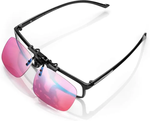 Vista 3 de Pilestone TP-029 Lens B - Gafas de color con clip para ceguera roja y verde severa