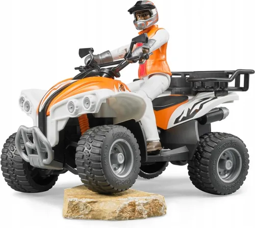 Vista 7 de Bruder Quad con conductor (los colores pueden variar)