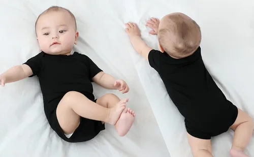 Vista 17 de GUISBY Body de manga corta para bebé, rayón de verano, recién nacido, niños y niñas, 0-24 meses