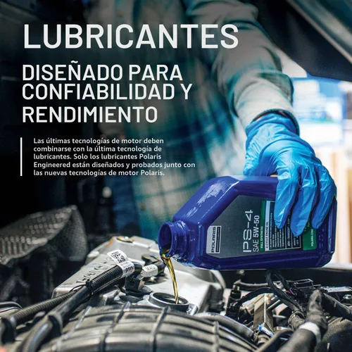 Vista 6 de Polaris AGL Fluido de Transmisión y Lubricante de Caja de Engranajes Completamente Sintético para Vehículos Todo Terreno con Motor de 4 Tiempos