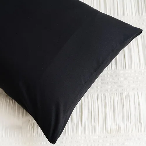 Vista 6 de NiNi ALL Fundas de almohada King 100% microfibra cepillada, paquete de 2 fundas de almohada suaves y transpirables para todas las estaciones