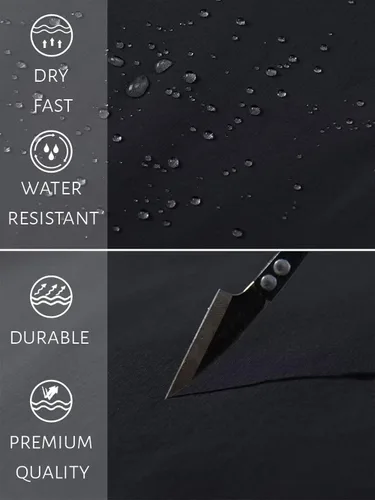 Vista 6 de MAGCOMSEN Pantalones cortos de senderismo de secado rápido para hombre, pantalones cortos de trabajo con 5 bolsillos, pantalones cortos de viaje