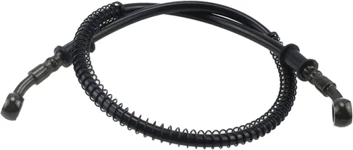 Vista 3 de PRO BAT Manguera de línea de freno hidráulico trenzada para scooter chino GY6, ATV, Dirt Bike, Go Kart 10mm extremos Banjo, Negro