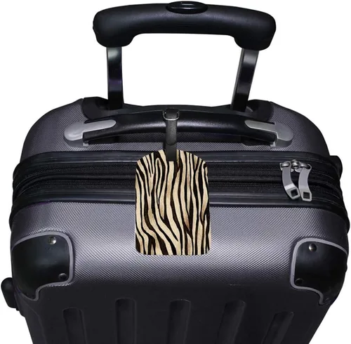 Vista 2 de Guitong viaje equipaje etiqueta tarbosaurus caminar furia efecto mochila etiqueta maleta viaje identificador cuero inteligente viaje negocio