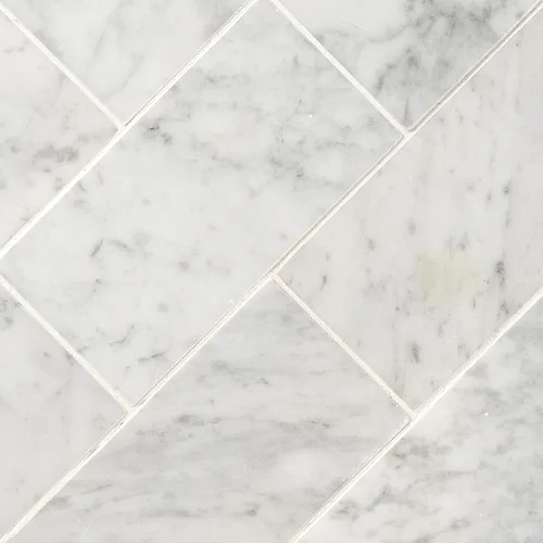 Vista 4 de MSI Carrara - Azulejo de metro de mármol blanco de 3 x 6 pulgadas para salpicaduras de cocina, baldosas de suelo, azulejos de pared para baño