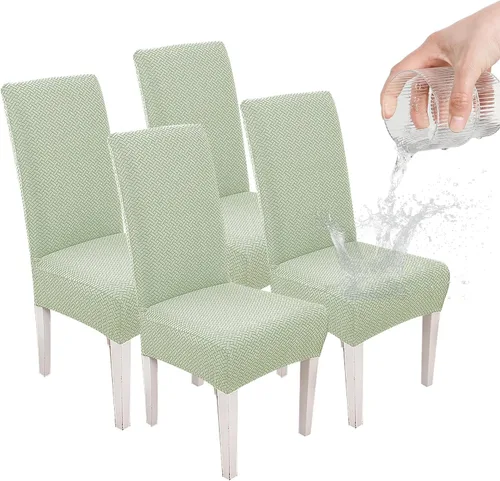 Vista 36 de Parsons - Funda para silla de comedor, funda desmontable para silla de sofá, funda retráctil (2, albaricoque)