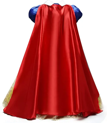 Vista 4 de Nileafes Disfraz de princesa para niña fiesta de cumpleaños disfraz de cosplay para niños