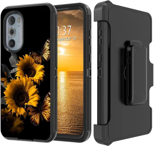 Vista 161 de Funda para Moto G Stylus 5G 2023 con funda de clip para cinturón y soporte, resistente de doble capa, resistente a prueba de golpes, para Motorola