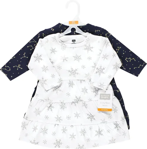 Vista 2 de Hudson Baby Vestidos de algodón para bebés y niñas