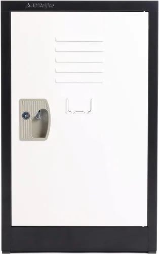 Vista 8 de AdirOffice Armario de almacenamiento de metal de acero para niños, organizador de almacenamiento resistente con llave y varillas para colgar