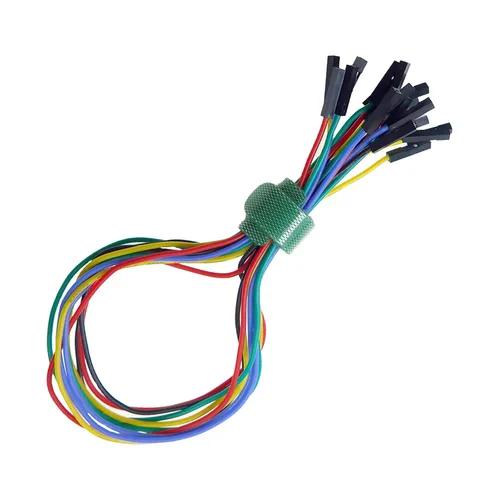 Vista 3 de Goupchn Clips de gancho de prueba SMD IC con cables de puente de silicona Kit de cables de prueba para analizador lógico 5