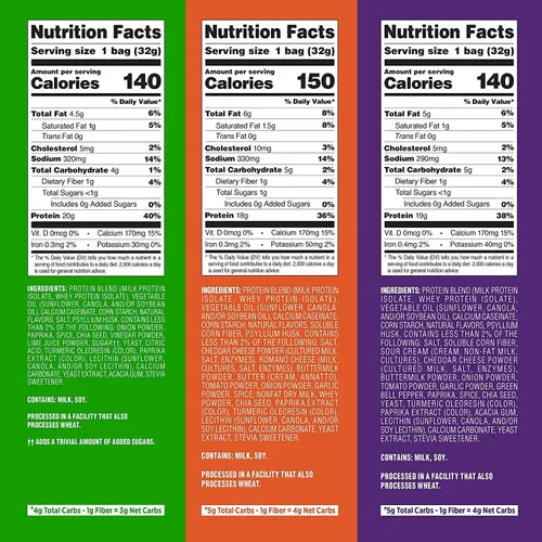 Vista 6 de Quest Nutrition Paquete de variedad de chips de proteína, alto contenido en proteínas, bajo en carbohidratos, 24