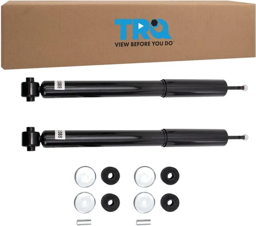 Vista 51 de TRQ Juego de amortiguadores traseros compatible con Chevrolet Express 1500 2003-2014, Express 3500 2006-2022, GMC Savana 1500, Savana 3500
