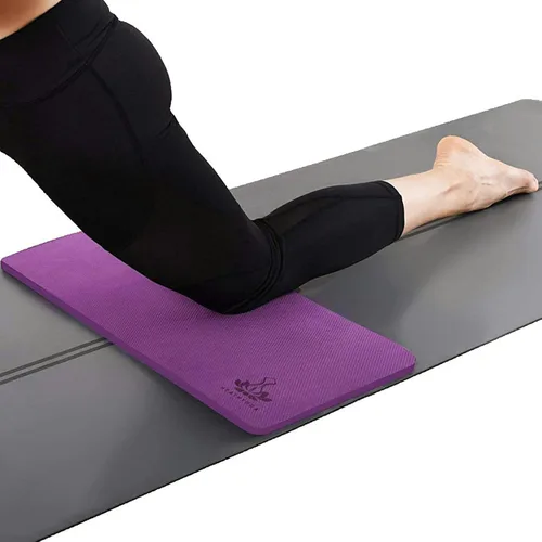 Vista 8 de Almohadillas cojín para rodillas de yoga antideslizantes de Heathyoga, esterilla para rodillas para trabajo de jardinería y patio, cojín almohadilla