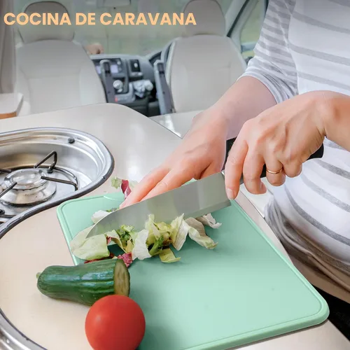 Vista 4 de Gaialoop Juego Portátil de Utensilios de Cocina para Acampar, Equipo de Cocina de Campamento y de Fogata, Esenciales para RV, Accesorios Imperdibles