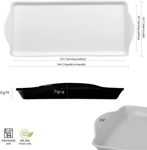 Vista 8 de Reston Lloyd Calypso Basics por Melamine Tidbit - Bandeja de melamina
