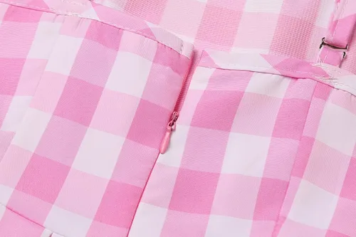 Vista 6 de Disfraz rosa para niñas, disfraz de película de cosplay, vestido de fiesta de Halloween