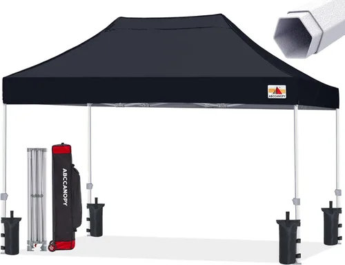 Vista 29 de ABCCANOPY Commercial Pop Up Canopy Tent 10x10 Premium-Series, Black