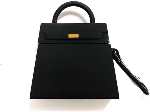 Vista 9 de Funda Compatible con AirPods 1/2, Funda de Bolso Mini Creativa de Moda para Niñas, Elegante Funda de Carga de Protección de Auriculares Inalámbricos