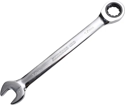 Vista 15 de Utoolmart Llave combinada de trinquete, llave combinada de trinquete de extremo abierto de 0.315 in, métrica, construcción de acero al cromo Acero