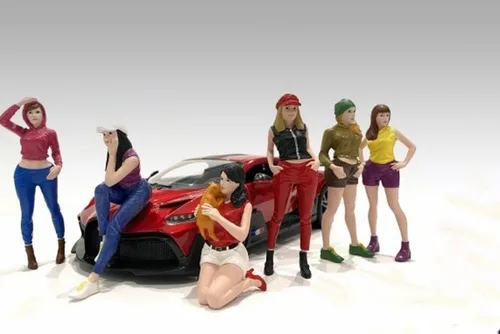 Vista 2 de American Diorama Girls Night Out - Kate, 76302 - Figura a escala 1/18, accesorio de diorama