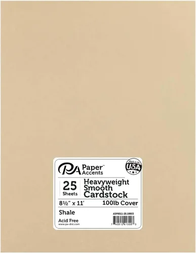 Vista 11 de PA Paper Accents - Cartulina suave pesada de 8.5 x 11 pulgadas, color azul, papel de cartulina de color de 111 libras para hacer tarjetas, álbumes