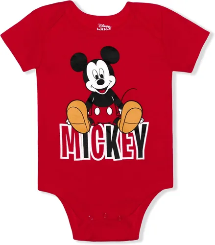 Vista 5 de DISNEY Mickey Mouse - Paquete de 5 mamelucos para recién nacidos y bebés